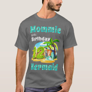 Camiseta Momia Cuta De La Sirenita Del 12º Cumpleaños