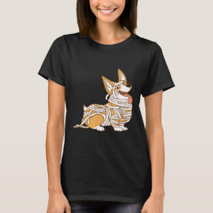 Camiseta Momia de Corgi de Halloween para Perro Corgi