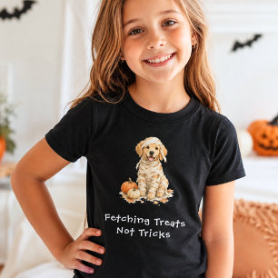 Camiseta Momia de Halloween Perro Retriever Dorado Lindo Tr
