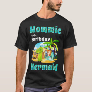 Camiseta Momia De La Sirenita Del Primer Cumpleaños