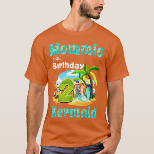 Camiseta Momia De La Sirenita Del Segundo Cumpleaños