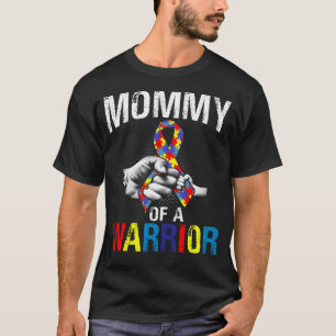 Camiseta momia de un guerrero autismo conciencia