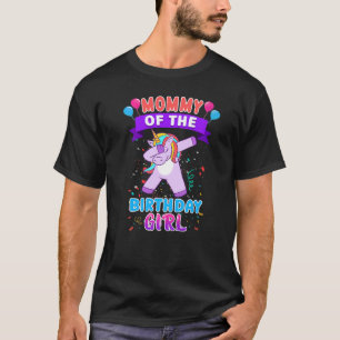 Camiseta Momia Del Cumpleaños Chica Unicorn Cumpleaños