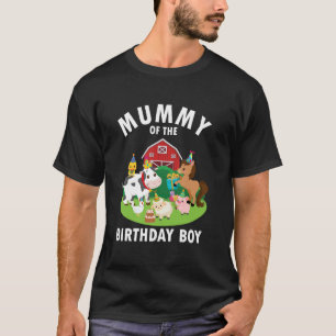 Camiseta Momia del niño de cumpleaños Animales de granja Te