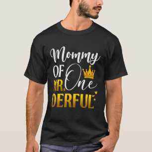 Camiseta Momia Del Sr. Un Derful First Birthday Party