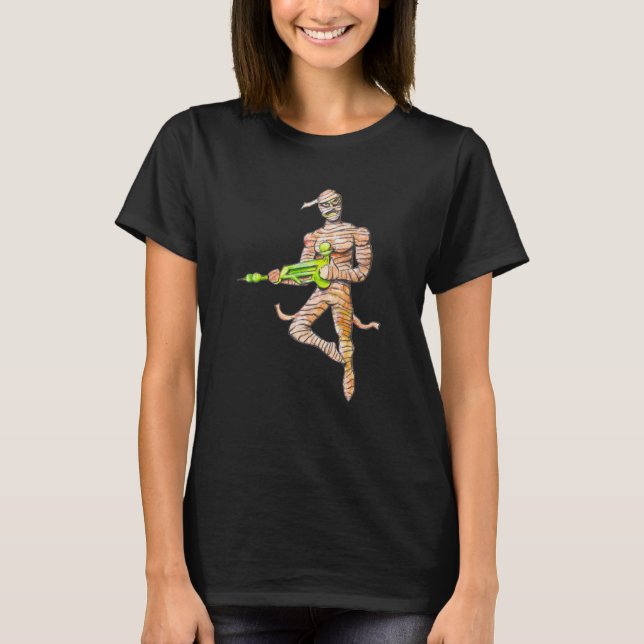 Camiseta Momia Espacial (Anverso)