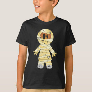 Camiseta Momia linda Halloween de Kawaii