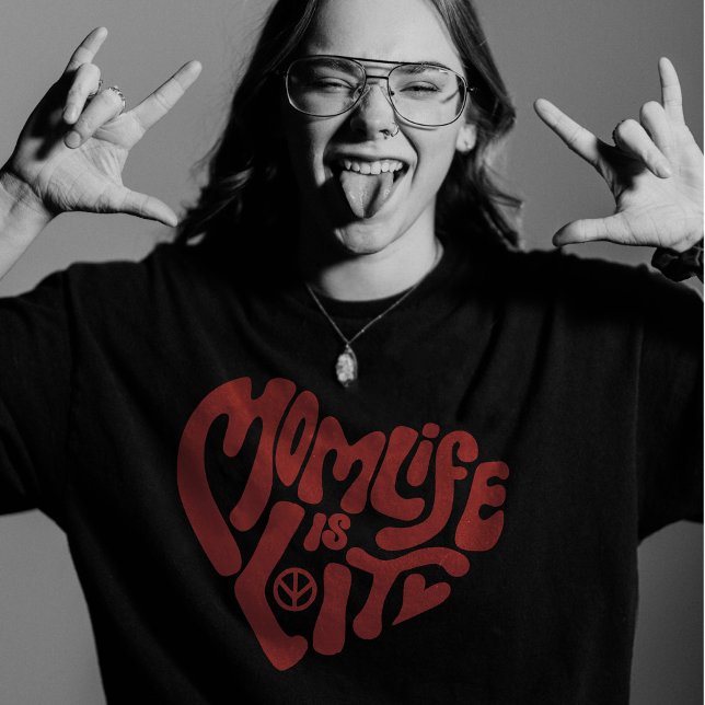 Camiseta Momlife is Lit Funny Motherhood Mom Día de la Madr (Subido por el creador)