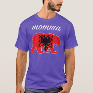Camiseta Momma Bear Albania Bandera Raíces Albanesas Premiu