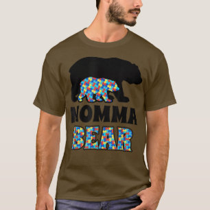 Camiseta Momma Bear Autismo Conciencia