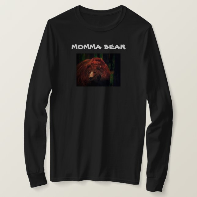 Camiseta MOMMA BEAR tee (Anverso del diseño)