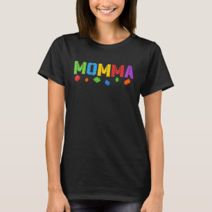 Camiseta Momma Blocks Master Builder Brick Builder Nacimien