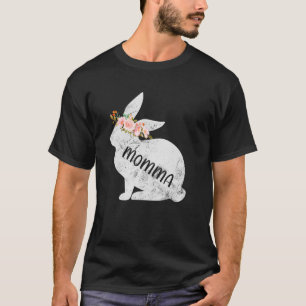 Camiseta Momma Bunny Familia Floral Conejo Easter