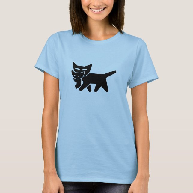 Camiseta Momma Cat and Kitten (Anverso)