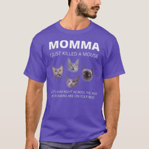 Camiseta Momma Cats Gracioso Diciendo A Un Gato Amante Cuat