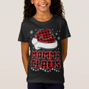 Camiseta Momma Claus Graciosa Abuela Matanza Familia Christ