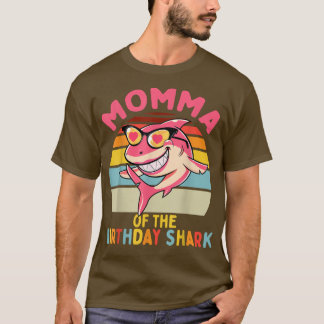 Camiseta Momma de la familia coincidente de cumpleaños de l