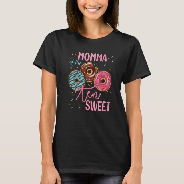 Camiseta Momma De Los Dulces Diez Diez Diez Noviembre Fiest (Anverso)
