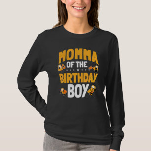 Camiseta Momma Del Cumpleaños Del Trabajador De La Construc