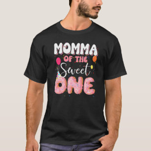Camiseta Momma Del Cumpleaños Una Primera Familia De Oro B 