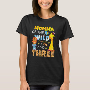 Camiseta Momma del salvaje y el zoológico Safari Jungle Ani