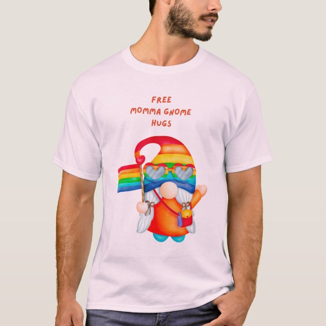 Camiseta Momma gnome abrazos (Anverso)