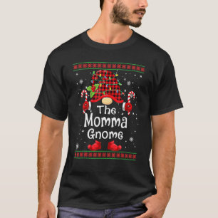 Camiseta Momma Gnome Búfalo Familia Matanza Christma