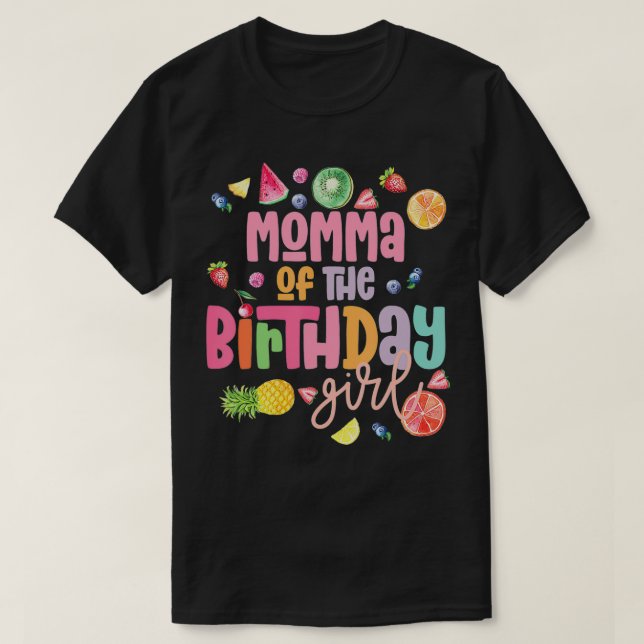 Camiseta Momma Twotii Frutti de 2 años de edad Fruta de nac (Diseño del anverso)