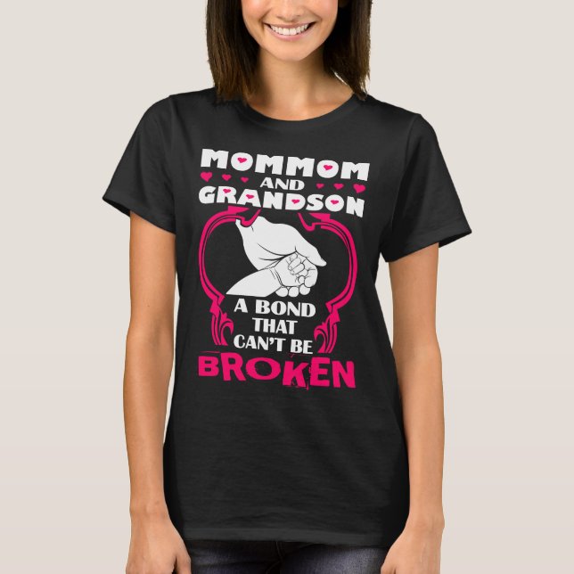 Camiseta Mommom y el enlace del nieto que bisela estén (Anverso)