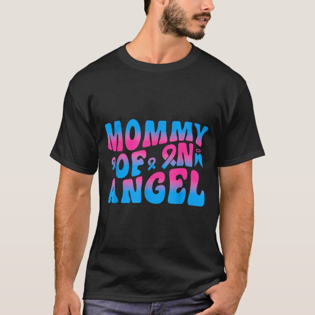 Camiseta Mommy Of An Angel Infant Loss Remembrance  (Anverso)