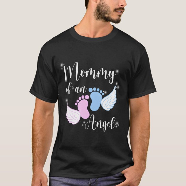 Camiseta Mommy Of An Angel Miscarriage Awareness Infant Los (Anverso)