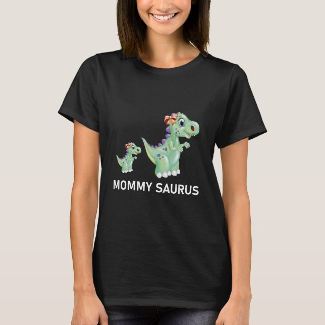 Camiseta Mommy Saurus - Cute Funny (Anverso)
