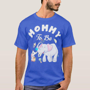 Camiseta Mommy To Be Elephant Baby Shower Mothers Day