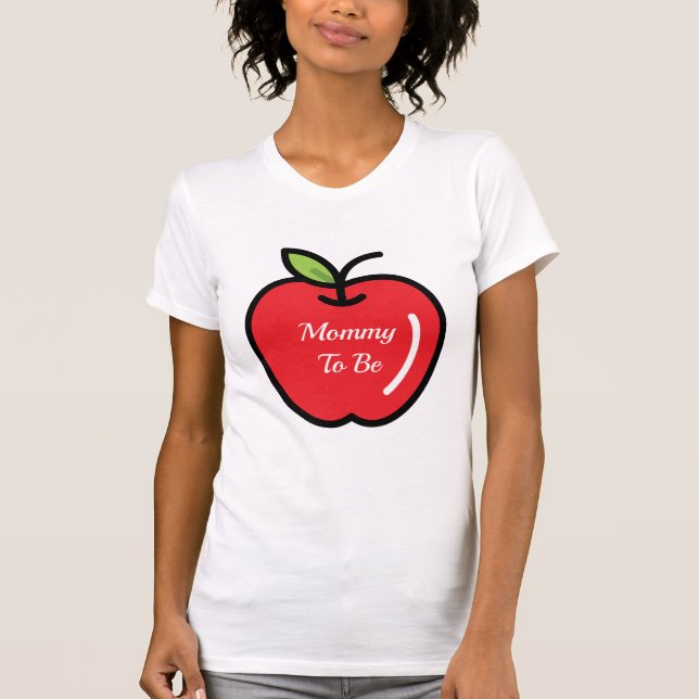 Camiseta Mommy To Be Shirt – Cute Baby Shower Tee  (Anverso)