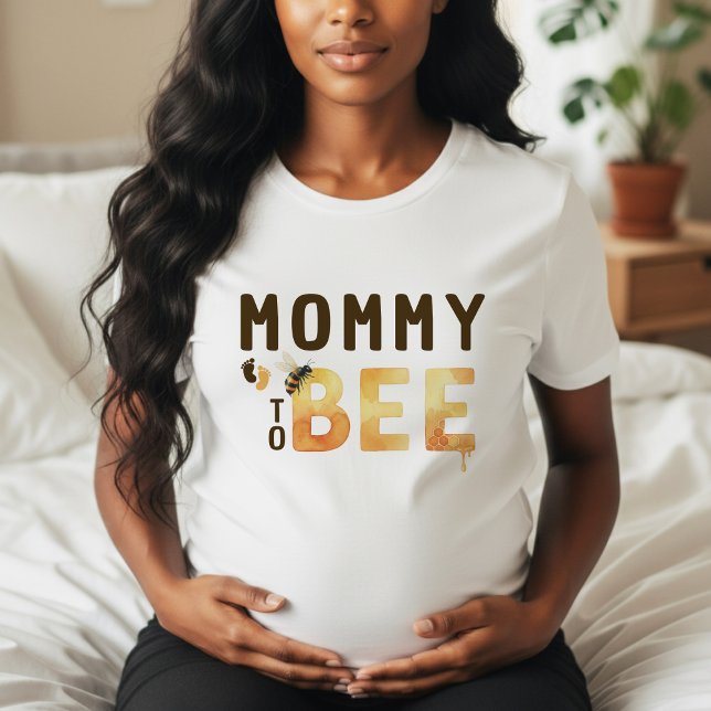Camiseta Mommy to Bee Bumblebee Honeycomb Baby Shower (Mommy to Bee Bumblebee Honeycomb Baby Shower T-Shirt
)