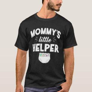 Camiseta Mommys Little Helper Diaper Boy Chica Baby