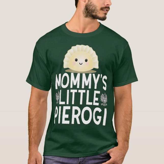 Camiseta Mommys Little Pierogi Cute Kids Polaco Food Day (Anverso)