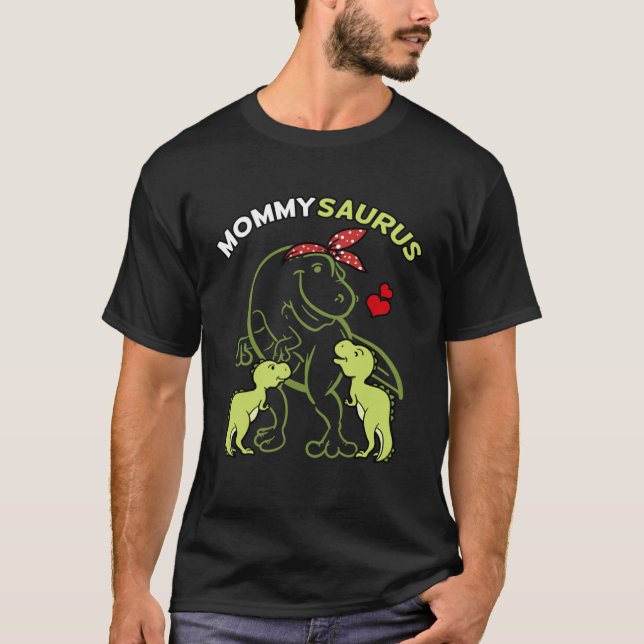 Camiseta Mommysaurus Dinosaur Mom Dino Mother s Day (Anverso)