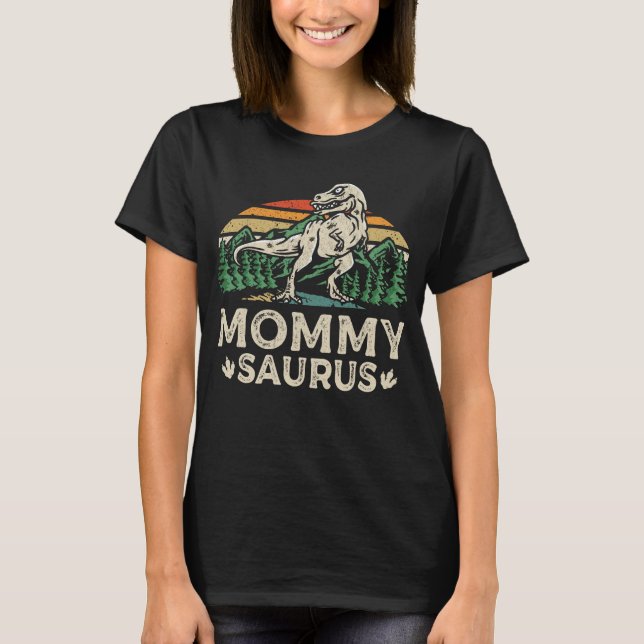 Camiseta Mommysaurus Dinosaur T Rex Mommy Saurus Funny Mom (Anverso)