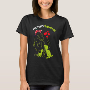 Camiseta Mommysaurus Mommy 2 Kids Dinosaur