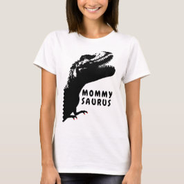 Camiseta Mommysaurus Rex con el esmalte de uñas
