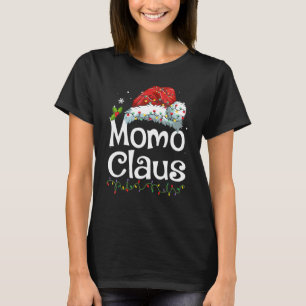 Camiseta Momo Claus Shirt Santa Hat Navidades Fami
