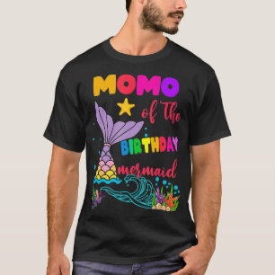 Camiseta Momo De La Familia De La Sirena De Cumpleaños _2