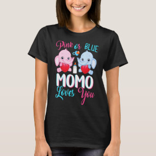 Camiseta Momo Rosa O Azul Ama A Los Elefantes Género Del Be