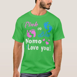 Camiseta Momo Rosa O Azul Te Ama Fiesta De Revelación De Gé