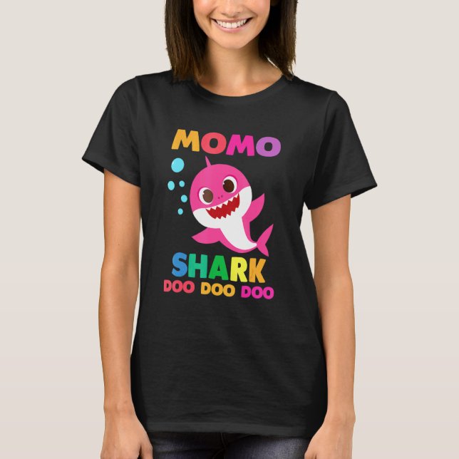 Camiseta Momo Shark Cute Baby Shark (Anverso)