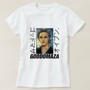 CAMISETA MOMOKO CABEZA COLOR LÁGRIMA BLANCA