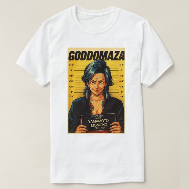 CAMISETA MOMOKO MUGSHOT VINTAGE TEE (Diseño del anverso)