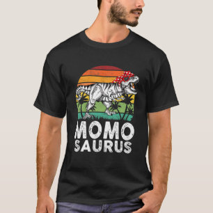 Camiseta Momosaurus Funny T Rex Dinosaur Momo Saurus Family