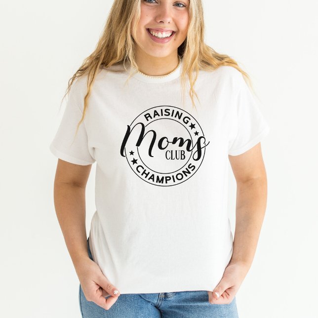 Camiseta Moms Club Criando Campeones Mujeres (Subido por el creador)
